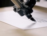 Robot tự viết thư tay với nét chữ cực đẹp