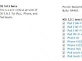 Apple phát hành bản iOS 5.0.1 bản beta để fix lỗi pin