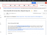 Chuyển thanh công cụ của Gmail về dạng Text