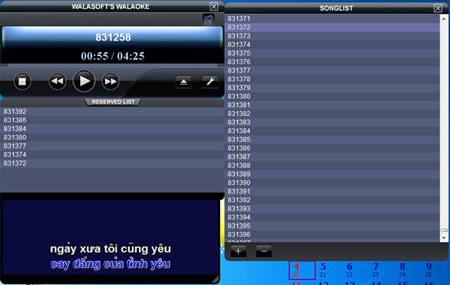Description: Walaoke 1.17.1 (Phần mềm hát Karaoke với hơn 3350 bài nhạc Việt và 3814 bài nhạc tiếng Anh) 6
