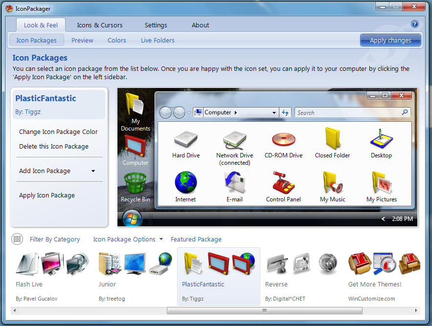 IconPackager 5.1 | Thay đổi Icon cho Windows