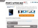 Chuyển đổi tập tin PDF sang định dạng DWG/DXF của Autocad 