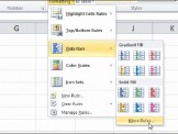 Thủ thuật Office Tạo Progress Bars trong Excel 2010