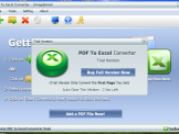 Nhận bản quyền PDF To Excel Converter miễn phí trước 1/3/2012 
