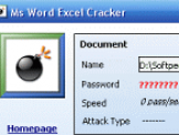MS Word Excel Cracker - Phá password Word, Excel