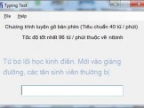 Typing Test - Phần mềm luyện gỏ bàn phím tiếng việt