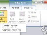 Add on PowerPoint 2010: Chèn phụ đề vào video clip để thuyết trình