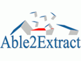 Able2Extract 4.0 - Đổi đuôi pdf sang doc, xls, html.....