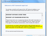 Sửa lỗi cho .NET Framework