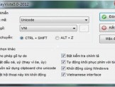 Unikey Vista 5.0 - Giải pháp khi không thể gõ Tiếng Việt