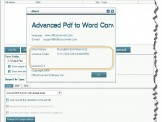 Advanced PDF to Word Converter 6.4 + crack - Chuyển đổi PDF sang Word cực mạnh