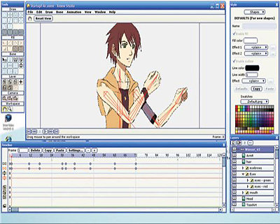 Anime Studio Pro 7 - Phần mềm làm phim hoạt hình 2D