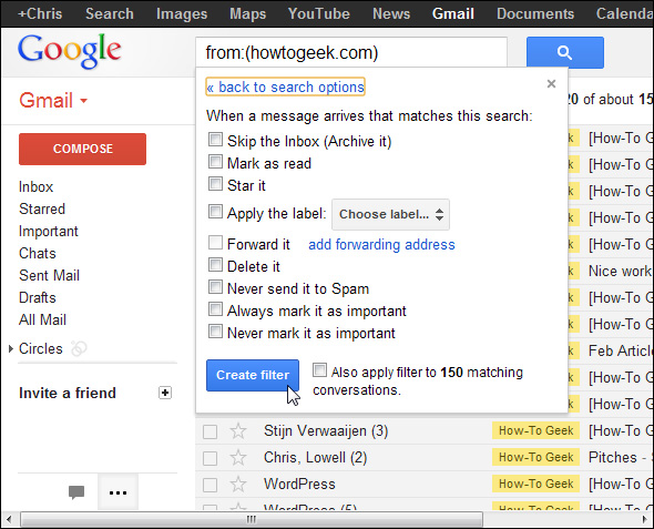 Tìm kiếm cơ bản trong Gmail