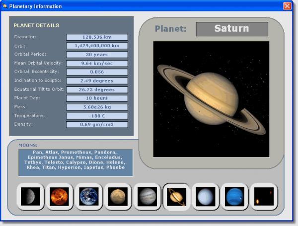 Solar System 3D Simulator phan mem mo phong mat troi